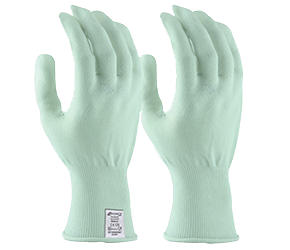 MAXISAFE GLOVES G-FORCE MICROFRESH CUT-5 WHITE FOOD GRD MED